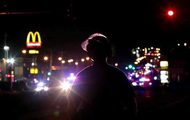 Police Fire Tear Gas, Clear Streets in Ferguson